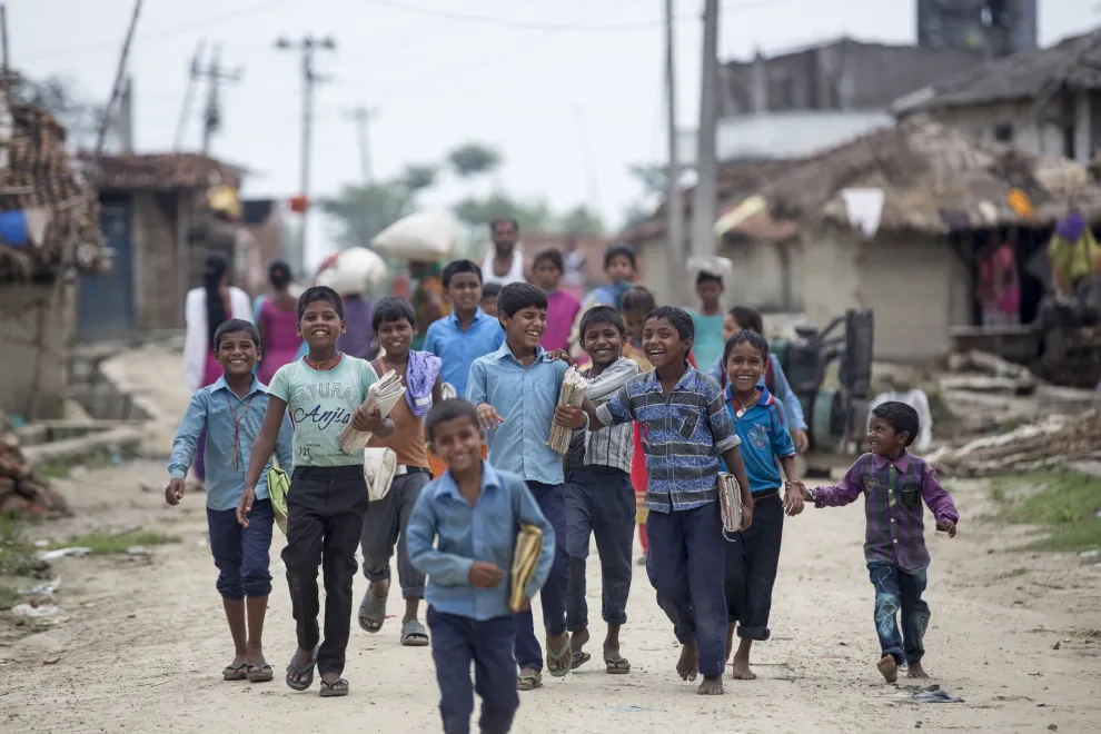 Village students in Nepal